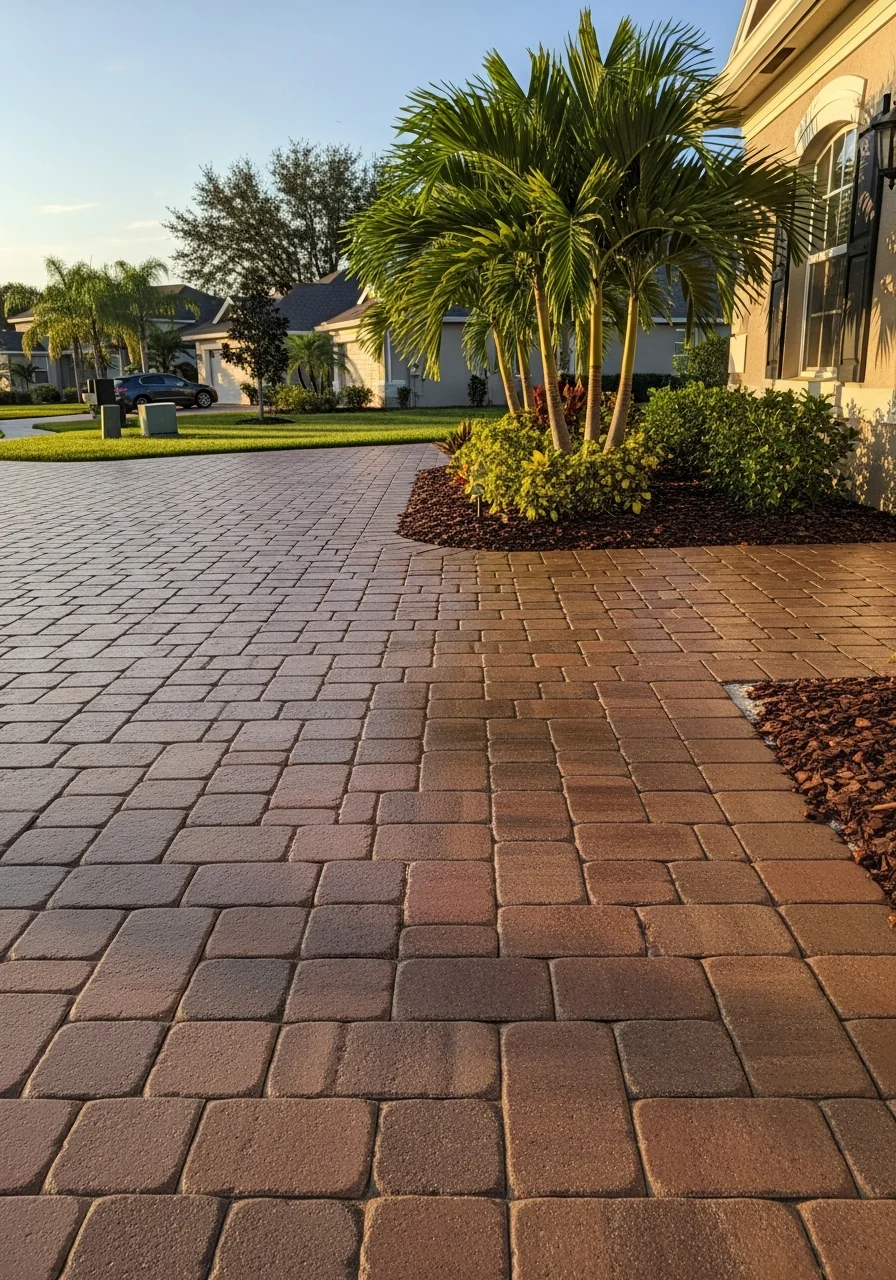Detail of a Brandon-area property exterior with modern finishes and well-maintained landscaping.