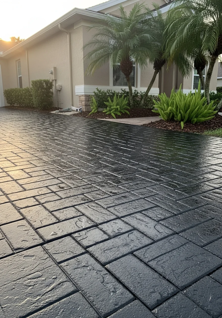 Close-up of a well-maintained home exterior in Odessa with landscaping and driveway visible.
