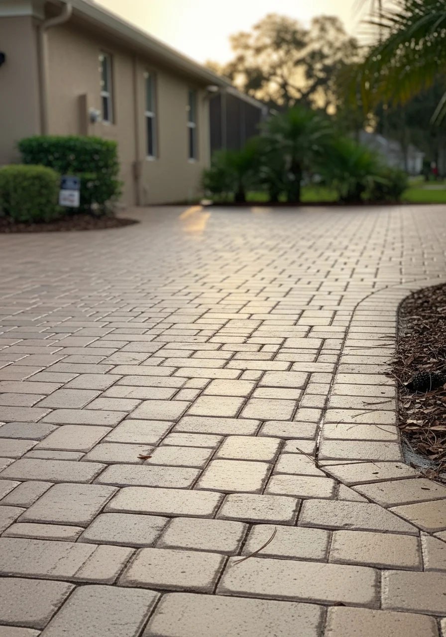 Close-up of a Pasco County home's exterior showing quality construction and landscaping suited to the area.